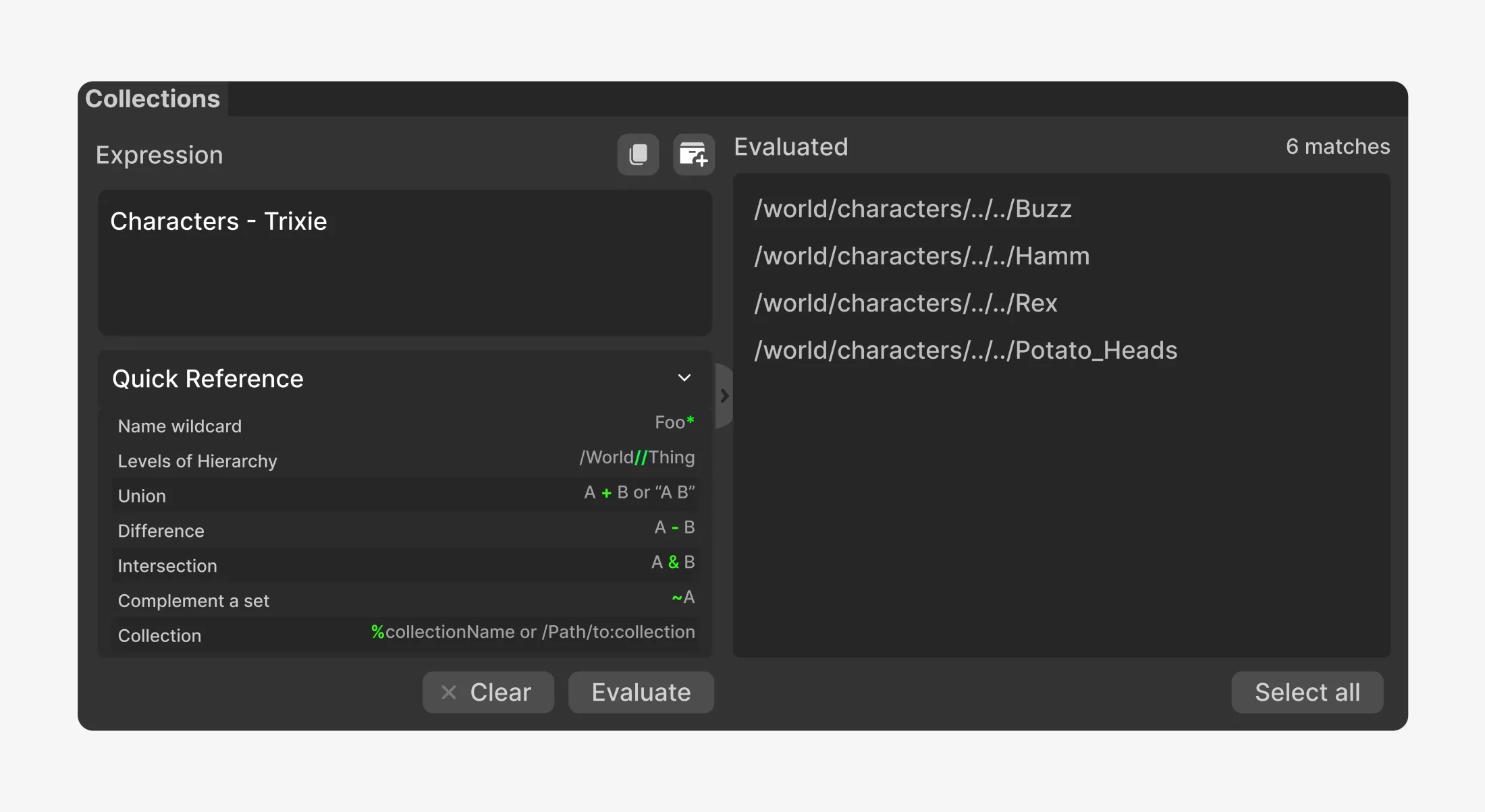 Collections Editor